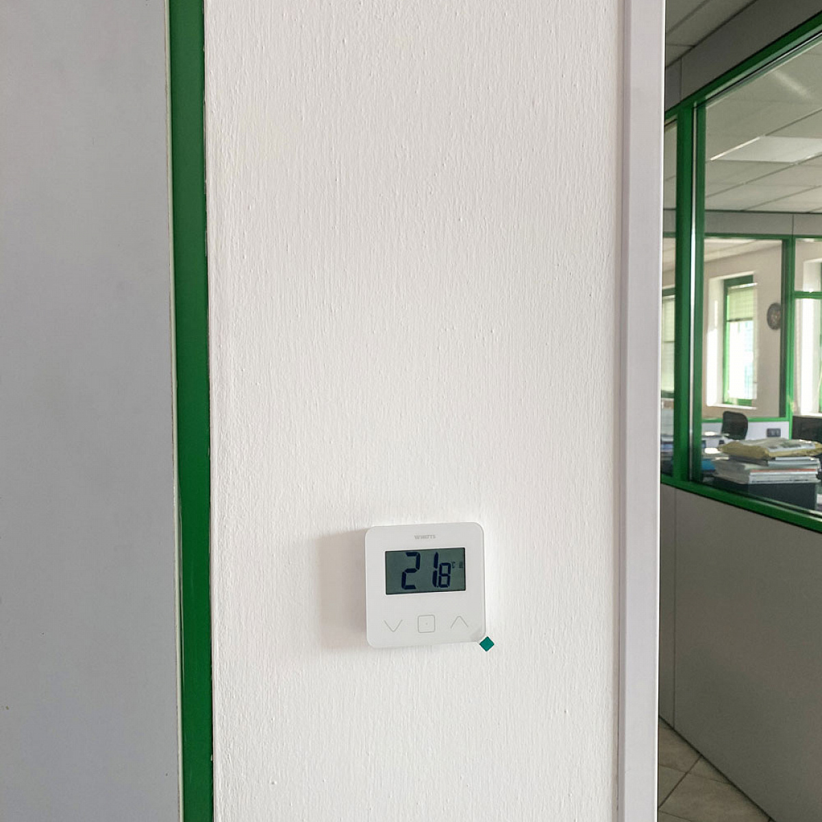 vision sul muro bianco