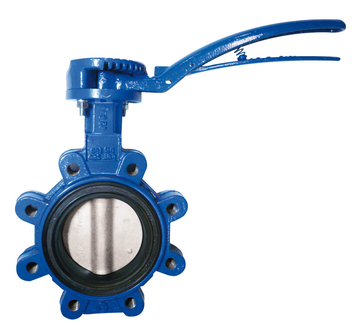sylax lug type butterfly valve cast iron dn50 15 or ductile iron dn200 300