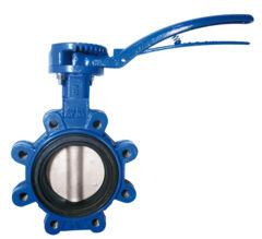 sylax lug type butterfly valve cast iron dn50 15 or ductile iron dn200 300