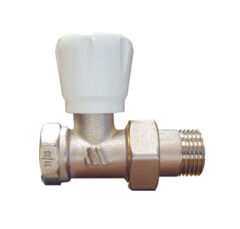 manual radiator valve straight female 164r