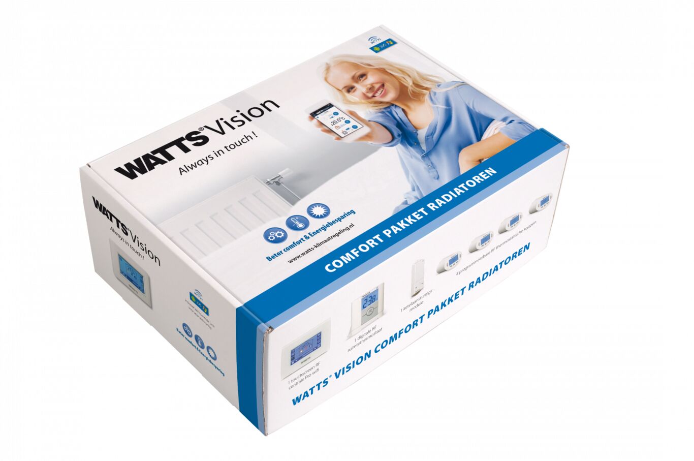 watts vision comfortpakket voor radiatoren