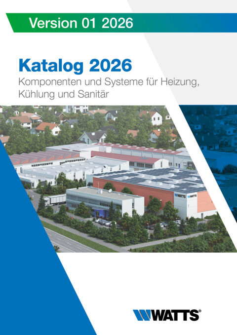 WATTS Katalog 2026 Titelseite