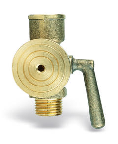 pressure gauge holder cock with control flange 403r