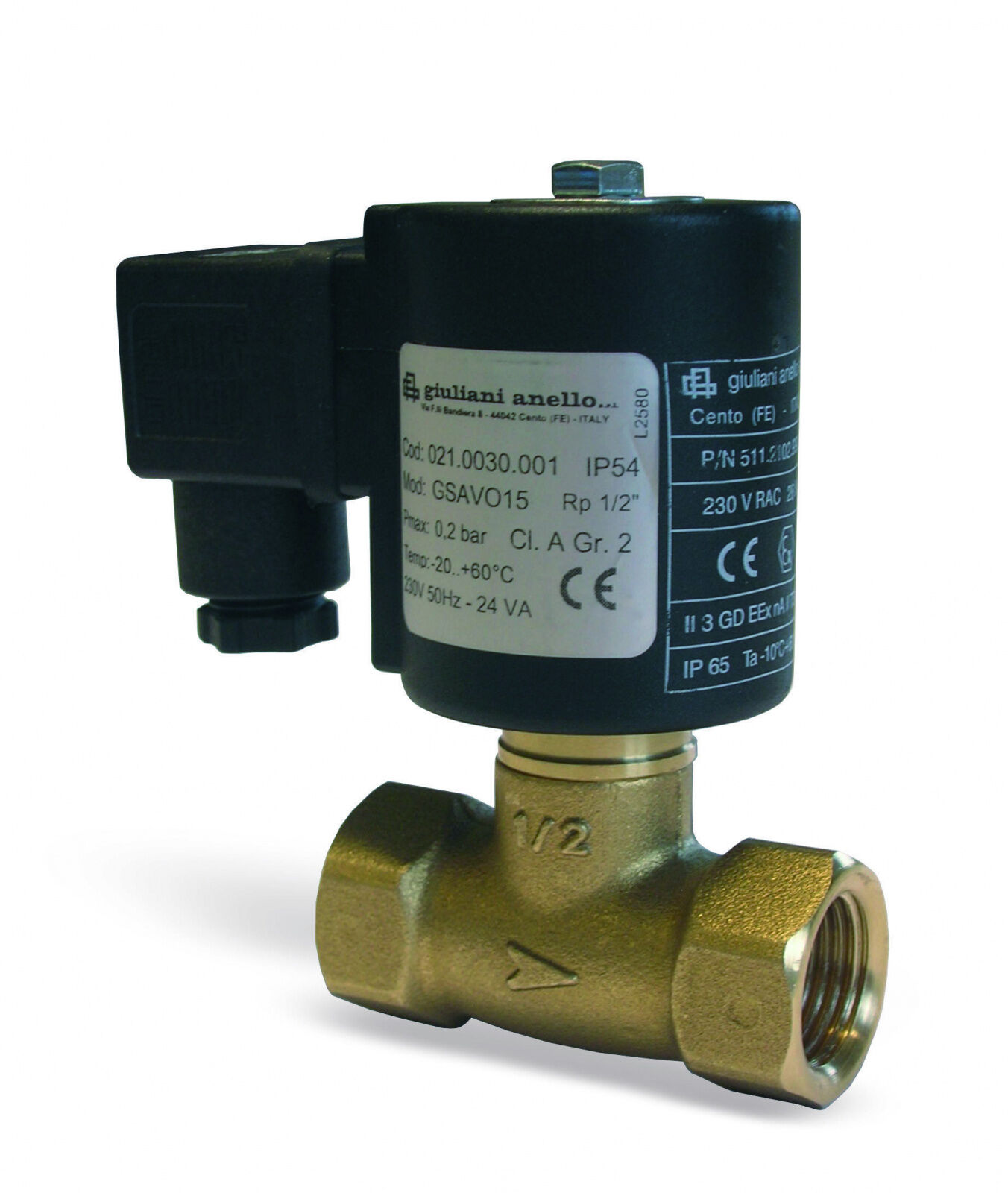 automatic gas solenoid valve n c gsavo