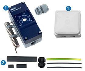 connection kit for microflex cool with heating tape