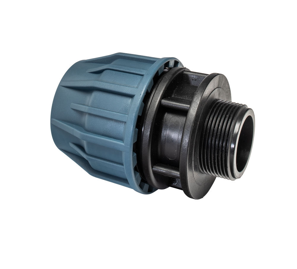 pe coupling with male thread 16 bar