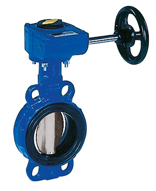 sylax butterfly valve wafer gear box