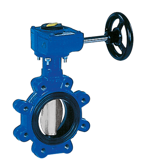 sylax butterfly valve lug gear box