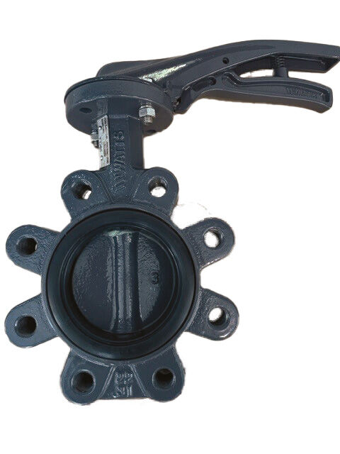 Xylia2 LUG-type butterfly valve with ductile cast iron (GGG40) epoxy-coated disc and handle.