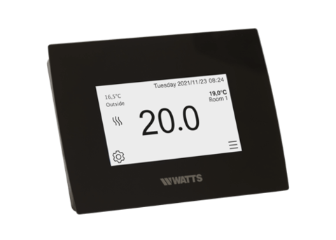 Central Unit BT-CT03-RF series Watts Vision 2, black body, light screen
