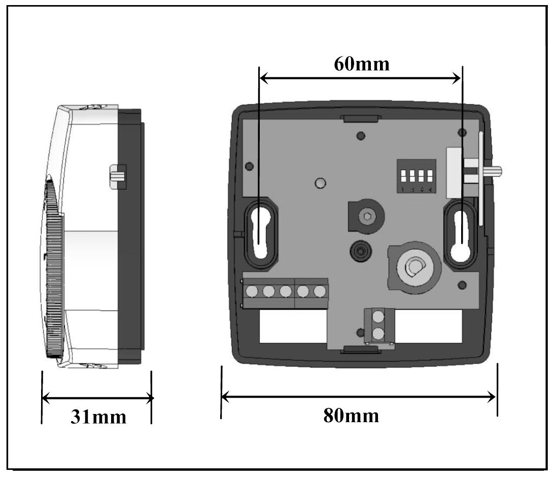 room thermostat wfht dual with floor sensor