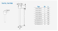 remote thermometer th for thermostats tc and trb