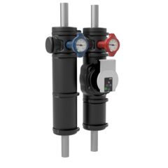 FlowBox Cooling HK25-C pump unit for unmixed heating circuits. Diffusion-tight insulation.