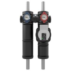 FlowBox Cooling HK25-C pump unit for unmixed heating circuits. Diffusion-tight insulation.