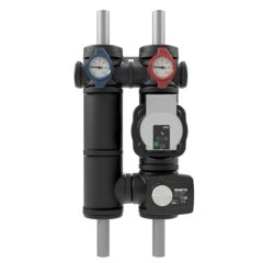 FlowBox Cooling HKM25-C pump unit for mixed heating circuits. Diffusion-tight insulation.