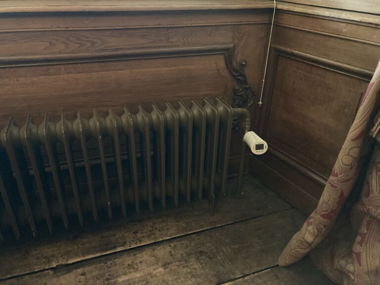 Watts Vision thermostatic head in old castle