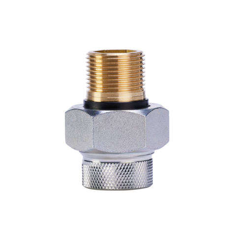 Dielectric unition ISO-RID VA-MS, MF connections, stainless steel brass