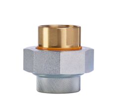 Dielectric unition ISO-RID VA-MS, FF connections, stainless steel brass
