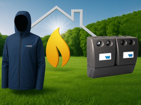 Promocja dla Instalatorów Kurtka SOFTSHELL za dwie grupy pompowe WATTS   rozdzielacz