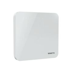 Vandalismussicherer Raumthermostat mit glatter Frontabdeckung und versteckten Bedienelementen, weiß, WATTS.