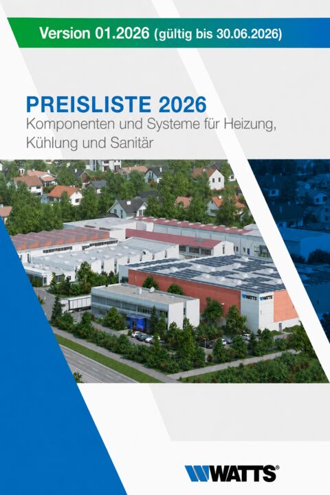 WATTS Preisliste 2026