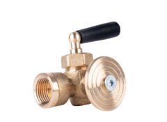 pressure gauge holder cock with control flange 403r
