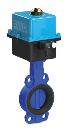 sylax butterfly valve wafer electric epoxy