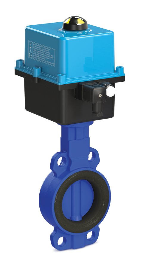 sylax butterfly valve wafer electric epoxy